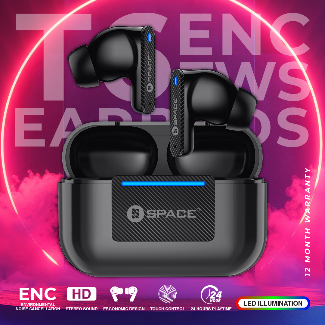T6 ENC True Wireless Earbuds