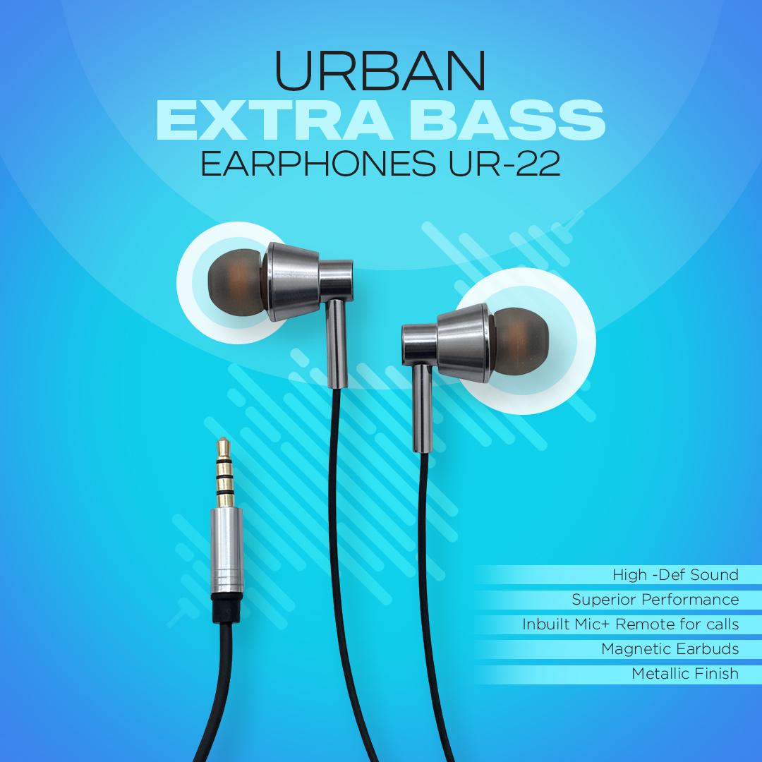 URBAN Extra Bass Earphones