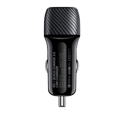 PD + Quick Charge 3.0 Car Charger