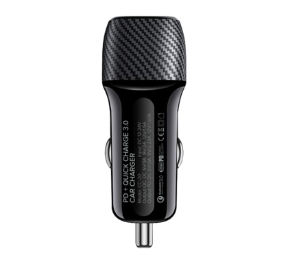 PD + Quick Charge 3.0 Car Charger