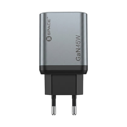 GaN PD + SUPER CHARGE 45Watt WCG-10 (2 Type C Port)