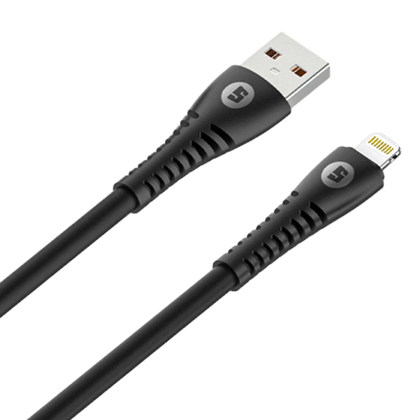 ChargeSync High Speed Data Rubber USB Cable (Lightning)