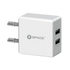 Dual Port USB 2.4A Wall Charger (w Micro USB Cable)