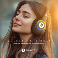 Level ENC On-Ear Wireless RGB Headphones