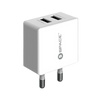 Dual Port USB 2.4A Wall Charger (w Micro USB Cable)