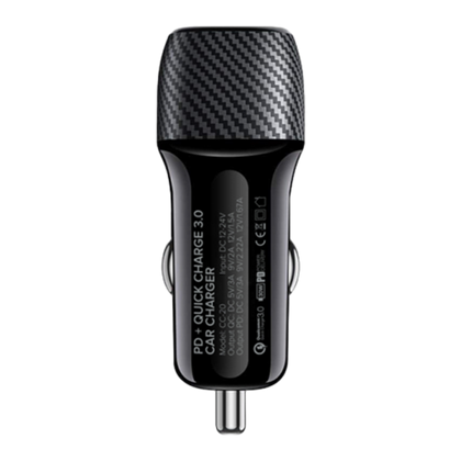 PD + Quick Charge 3.0 Car Charger