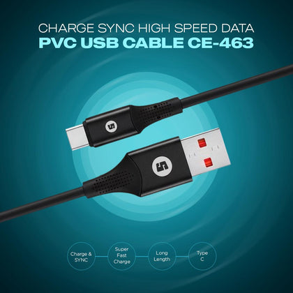 ChargeSync High Speed Data PVC USB Cable (Type-C)