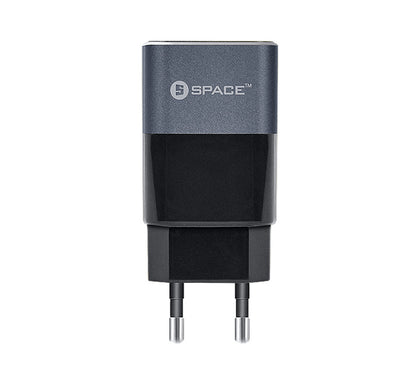 Metal Series Dual Port USB 2.4A Wall Charger